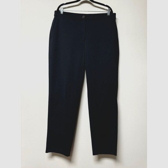 EILEEN FISHER Cotton Blend Ponte High-Waisted Slim Fit Pant, Ankle Length, Sz XL - Picture 2 of 16